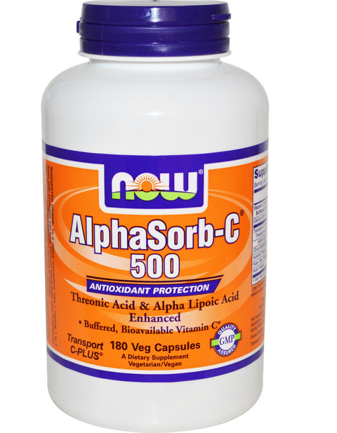 NOW Foods AlphaSorb-C 500(180 Veg Capsules)