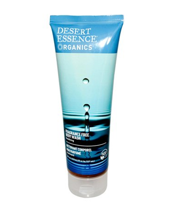 Desert Essence Organics Fragrance Free Body Wash(8fl oz.)