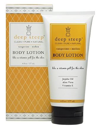 Deep Steep Organic Body Lotion Tangerine Melon (6 oz)