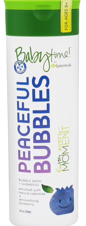 Babytime by Episencial Peaceful Bubbles (8 fl oz.)