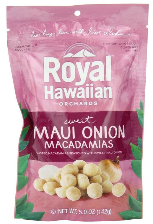 Royal Hawaiian Maui Onion Macadamias Nuts (5.0oz., 142g)