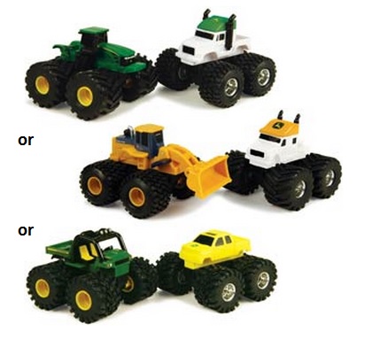 Tomy John Deere Monster Treads 2 Pack Assortment