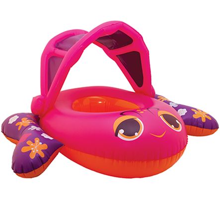 Swim Ways Pink Sun Canopy Baby Boat (9-24 months old)