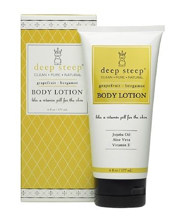 Deep Steep Organic Body Lotion Grapefruit Bergamot (6 oz)