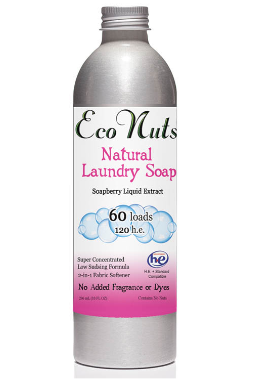 Eco Nuts Natural Laundry Soap (60 Loads, 10fl oz.)