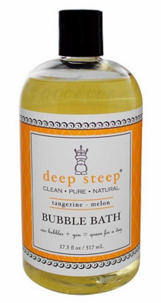 Deep Steep Tangerine-Melon Organic Bubble Bath (17 oz)