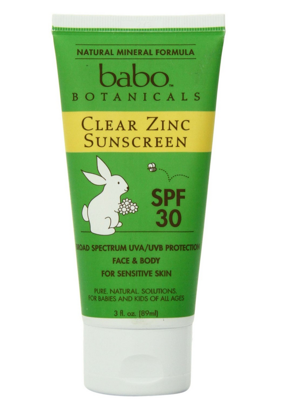 Babo Botanicals Clear Zinc Sunscreen SPF 30(3fl oz.)