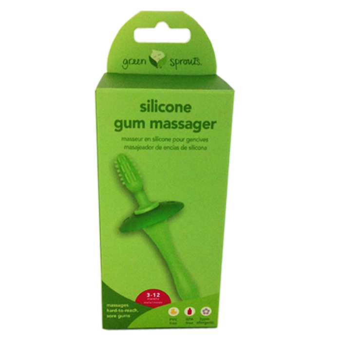 I play Green Sprouts Silicone Gum Massager (Green, 3-12 months)