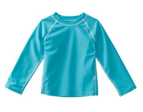 I play UPF 50 Long Sleeve Rashguard Aqua (24mo)