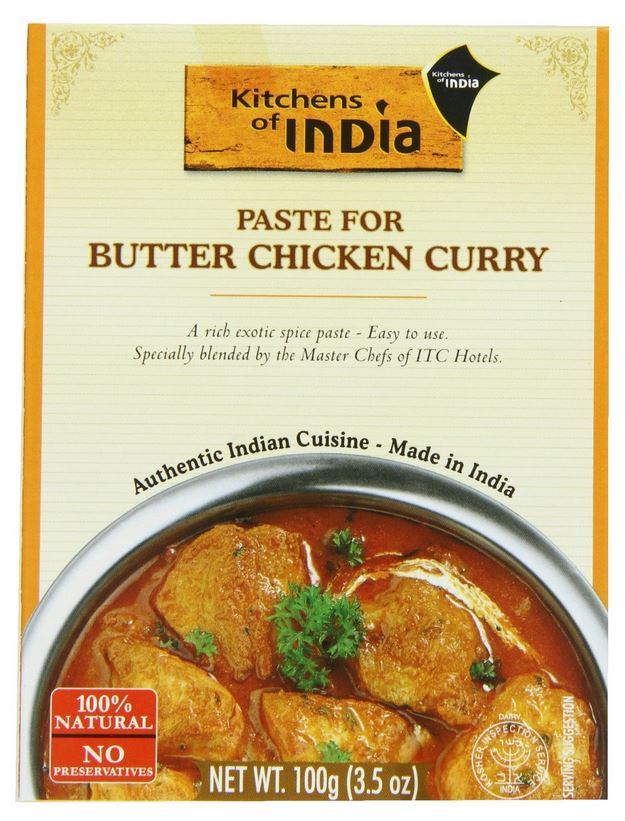 Kitchens of India Butter Chicken Curry Paste (3.5oz., 100g)