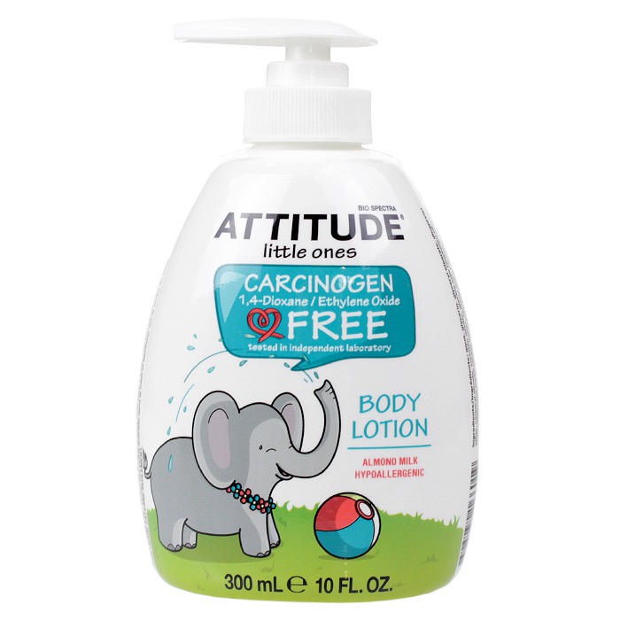 ATTITUDE Little Ones Body Lotion: Almond Milk - Wording and Image Designs May Vary  (300 ml,10 oz)