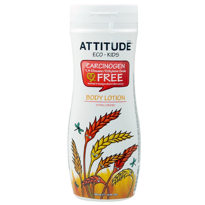 ATTITUDE ECO-KIDS Body Lotion - Wording or Image Designs May Vary (355 ml, 12 oz)