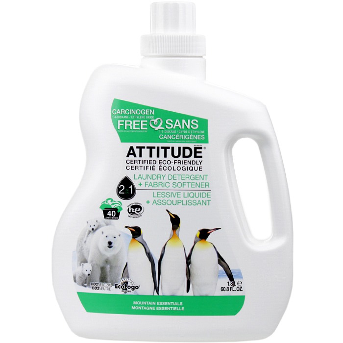 ATTITUDE Laundry Liquid  2x Mountain Essential (1.8 L)