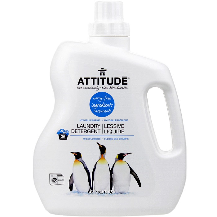 ATTITUDE Laundry Liquid  2x Wild Flowers (Lavender/Grapefruit, 1.8 L)