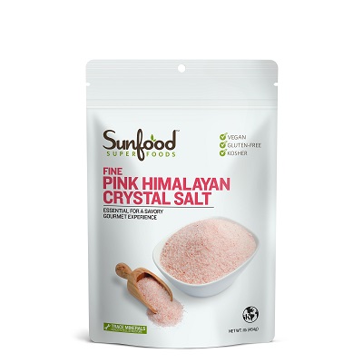 Sunfood Fine Pink Himalayan Crystal Salt