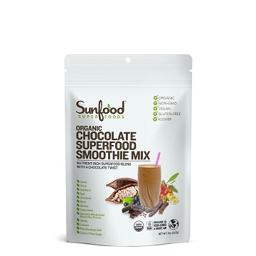 Sunfood Organic Chocolate Superfood Smoothie Mix