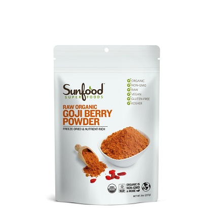 Sunfood Raw Organic Goji Berry Powder