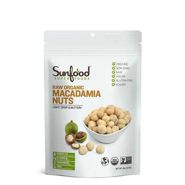 Sunfood Raw Organic Macadamia Nuts