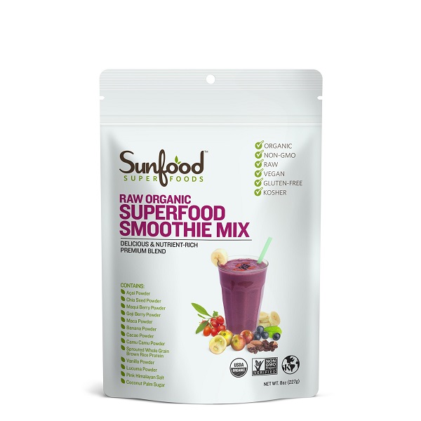 Sunfood Raw Organic Superfood Smoothie Mix