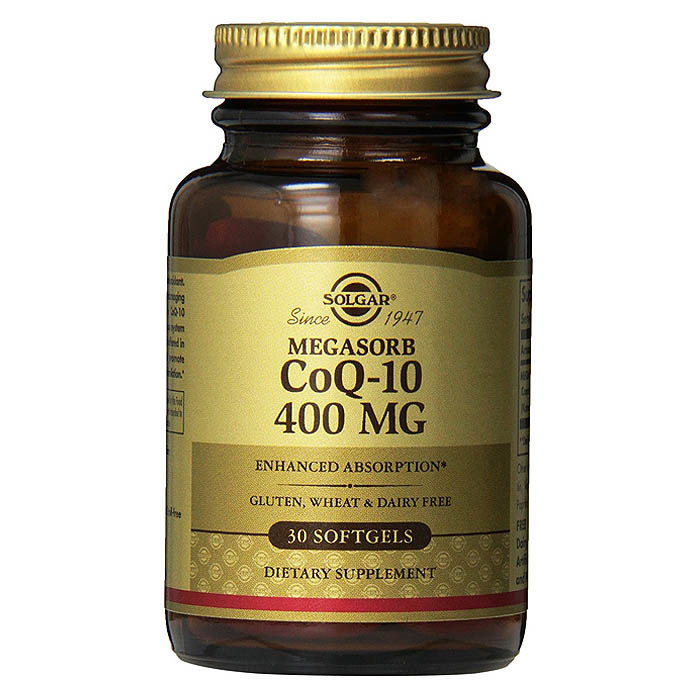 Solgar Megasorb Co-Q 10 400 mg, 30 softgels