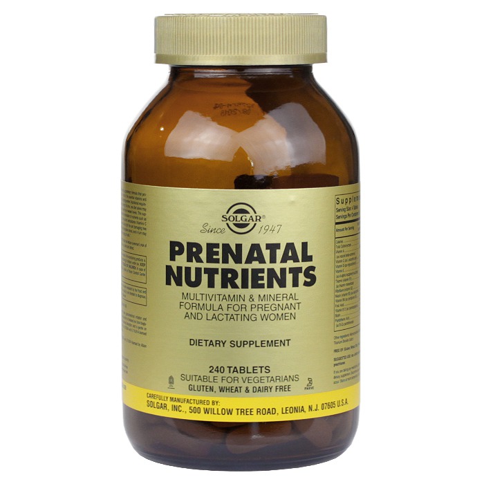 Solgar Prenatal Nutrients (240 Tablets)