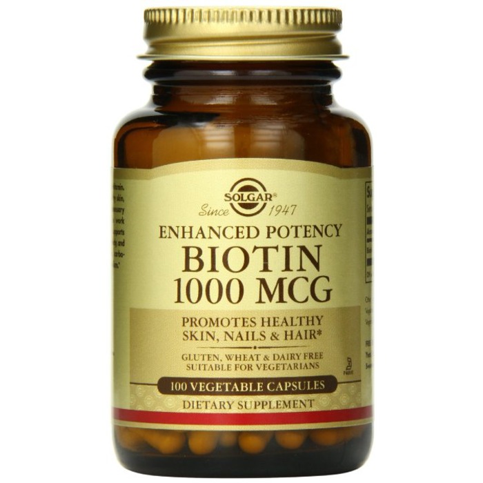 Solgar Biotin 1000 MCG (100 veg caps)