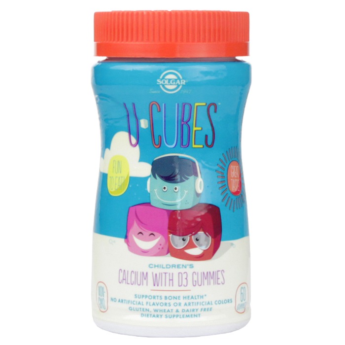 Solgar U-Cubes Children's Calcium with D3 Gummies (60 gummies)