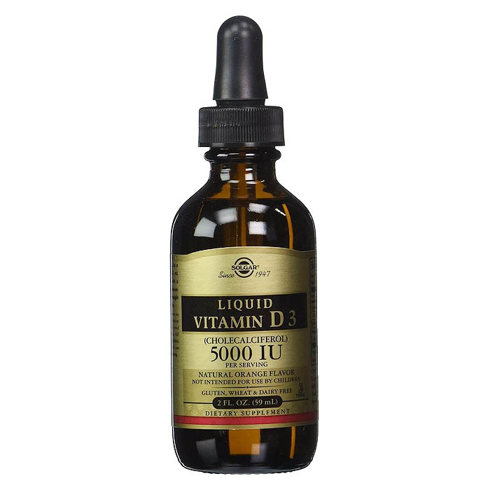 Solgar Liquid Vitamin D3 5000 IU, 2 fl oz