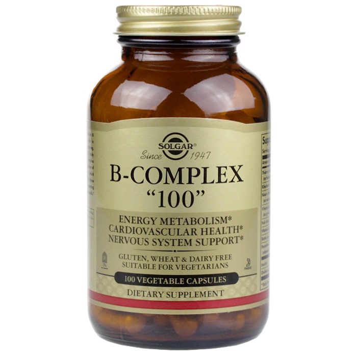 Solgar B-Complex "100", 100 Vegetable Capsules