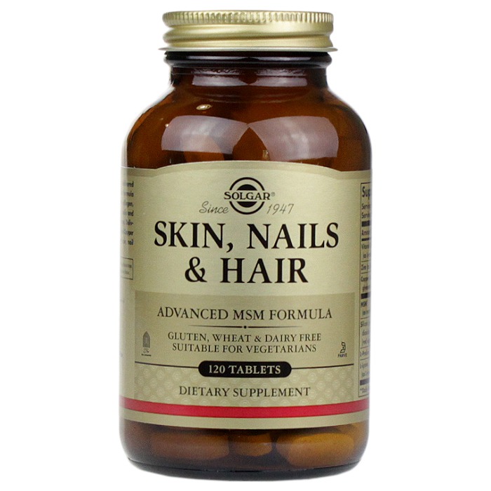 Solgar Skin, Nails, & Hair Supplement (120 Tablets)