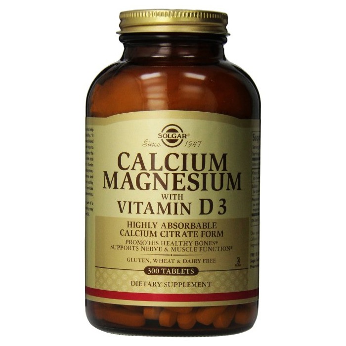 Solgar Calcium Magnesium with Vitamin D3 (300 tablets)