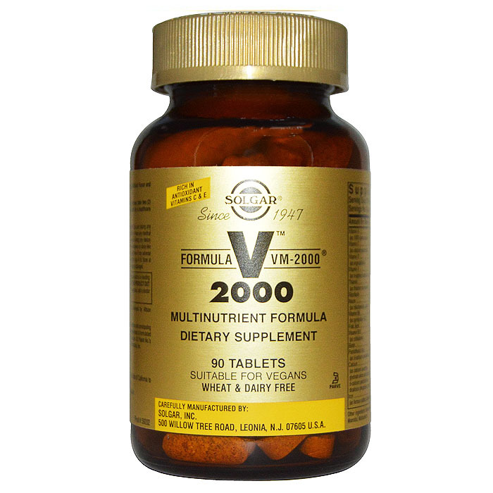 Solgar Formula VM-2000 Multivitamin, 90 tabs