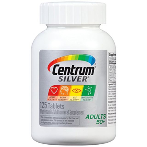 Centrum Silver Multivitamin Supplement Adults 50+ (125 tablets)