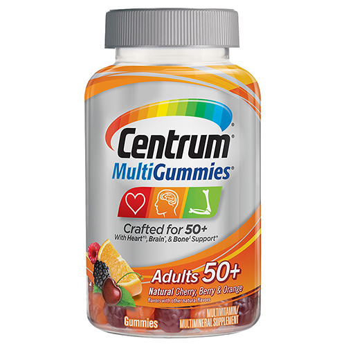 Centrum Multi-Gummies Adult 50+, 120 Gummies