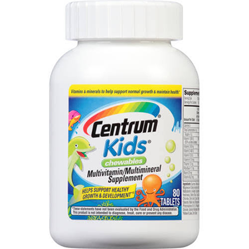 Centrum Kids Chewables (80 tablets)