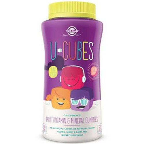 Solgar U-Cubes Multi-Vitamin & Mineral Gummies (60 Gummies)