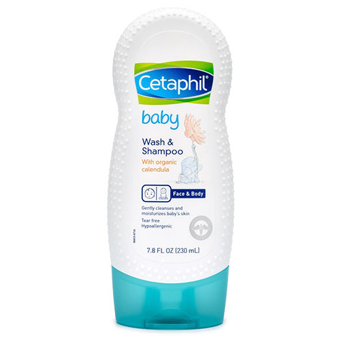 Cetaphil Baby Wash & Shampoo with Organic Calendula, 7.8 fl oz