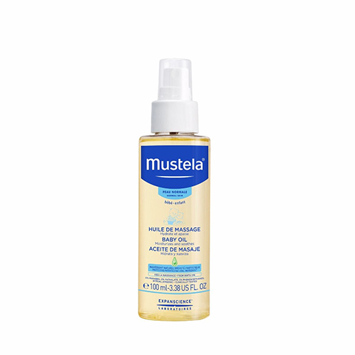 Mustela Baby Oil, Natural Avocado Oil, Pomegranate & Sunflower Seed Oil 3.38 oz 