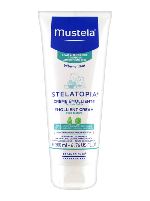 Mustela Stelatopia Emollient Cream for Extremely Dry Skin, 6.76 fl oz