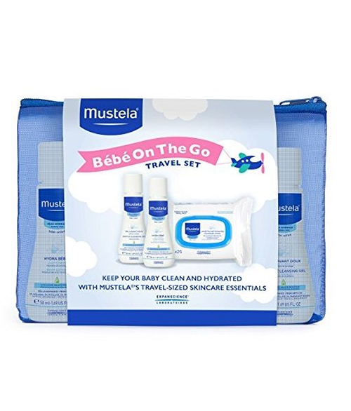 Mustela Baby On the Go Gift Set, Travel Size, 3 Items