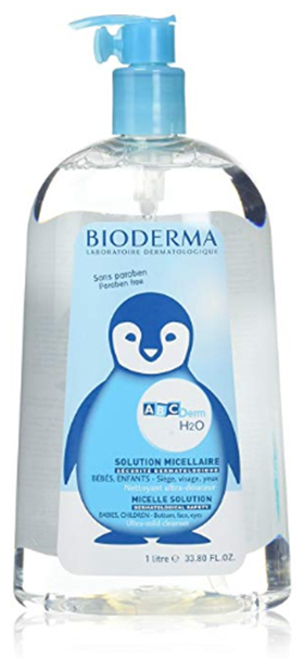 Bioderma ABCDerm H2O Cleansing Water, 33. 8 fl oz 