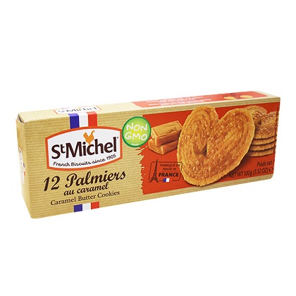 St Michel French Biscuits Caramel Butter Pastry, 12 cookies