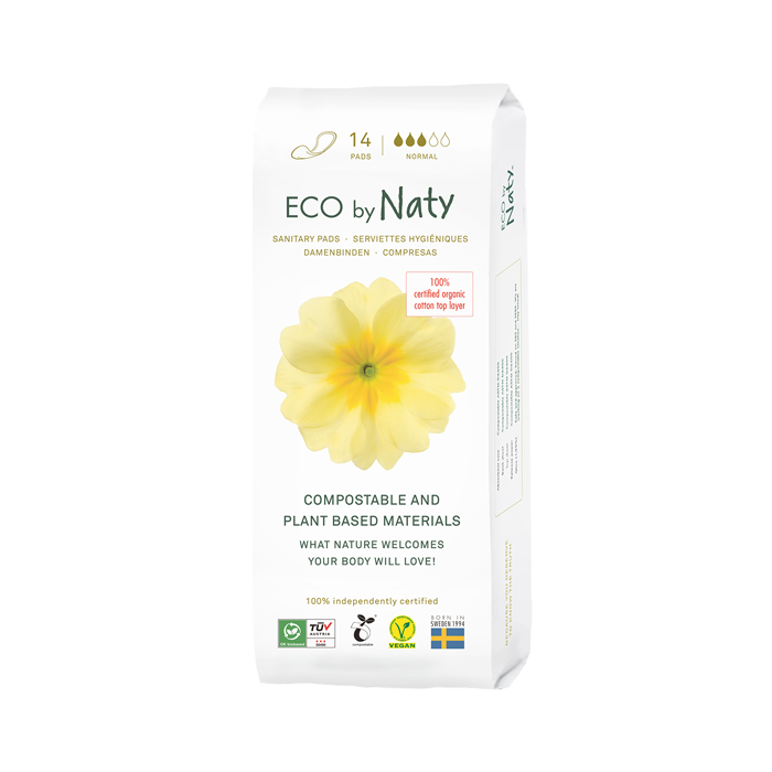 Naty 100% Natural Thin Pads, Normal(15 ct)